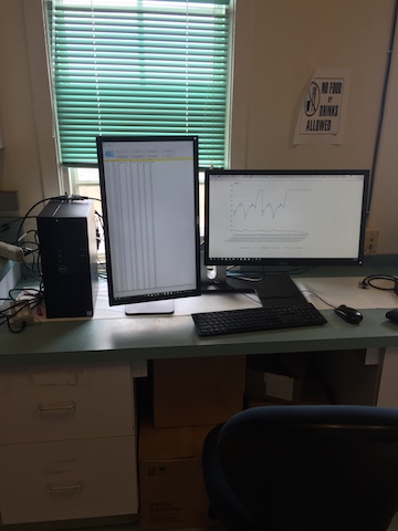 Time-series Data Interface Computer Setup